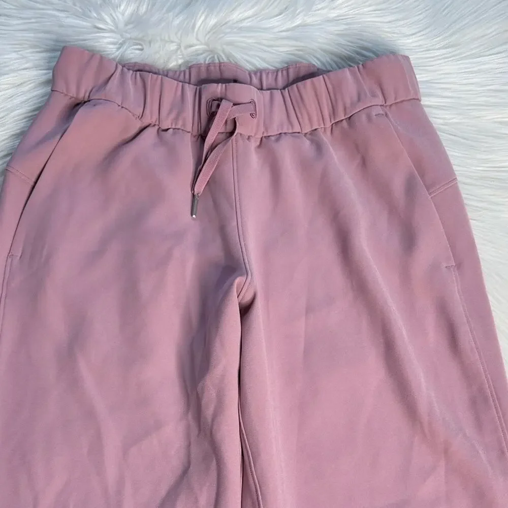 Lululemon Pink Taupe On the Fly Joggers 28”